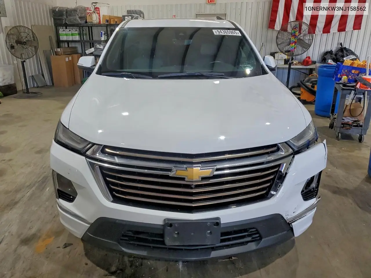 1GNERNKW3NJ158562 2022 Chevrolet Traverse High Country