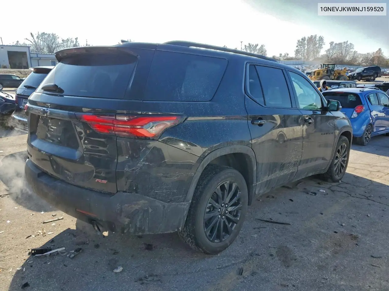 1GNEVJKW8NJ159520 2022 Chevrolet Traverse Rs