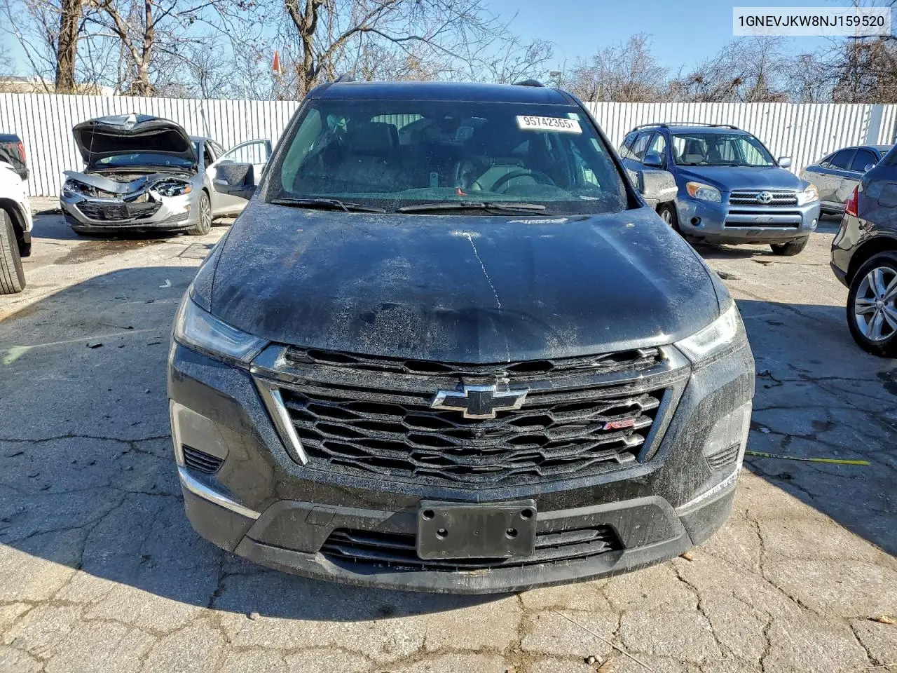 1GNEVJKW8NJ159520 2022 Chevrolet Traverse Rs