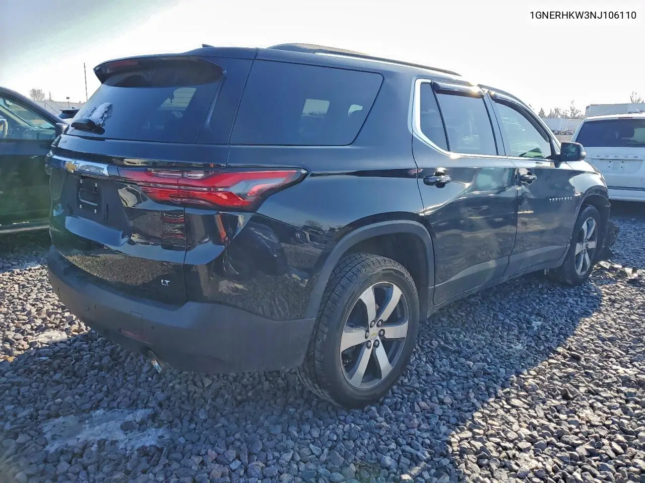 1GNERHKW3NJ106110 2022 Chevrolet Traverse Lt