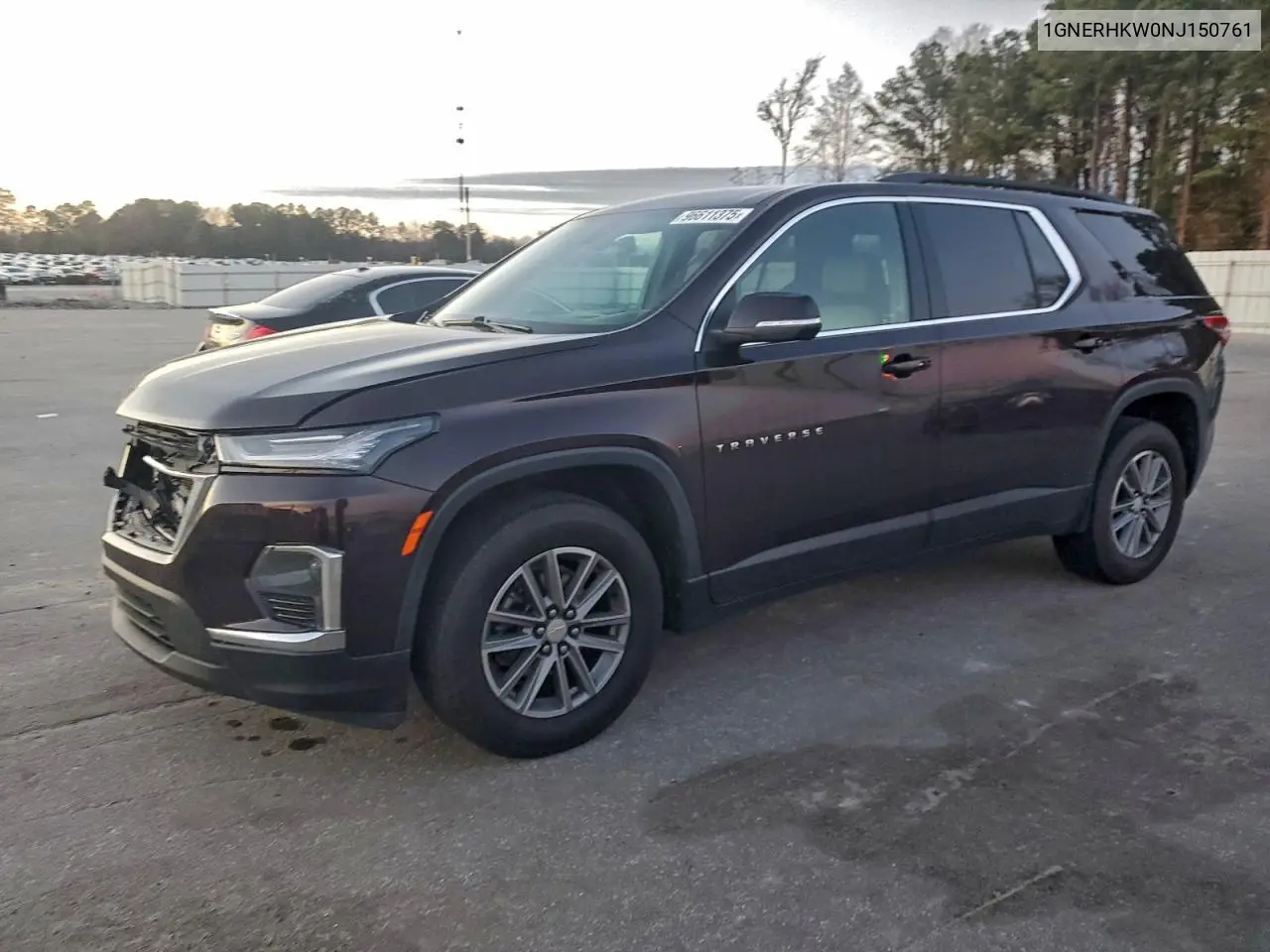 1GNERHKW0NJ150761 2022 Chevrolet Traverse Lt