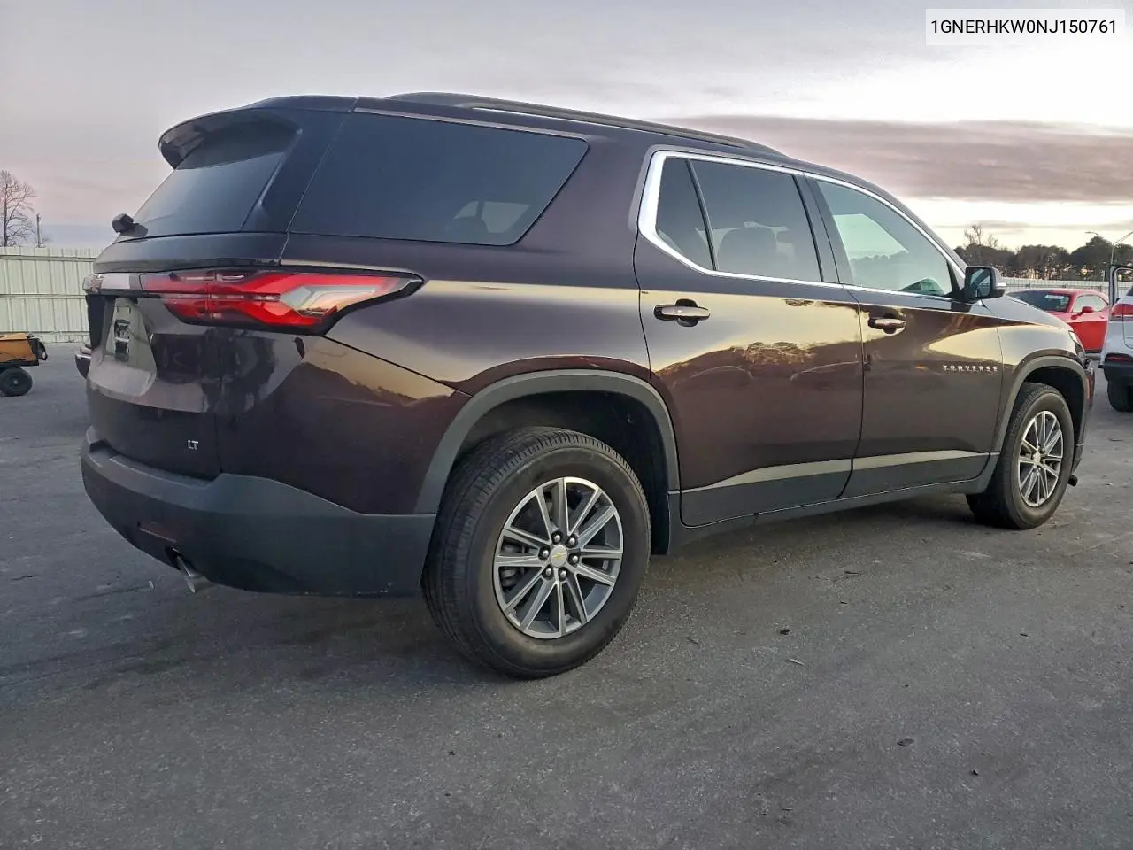 1GNERHKW0NJ150761 2022 Chevrolet Traverse Lt