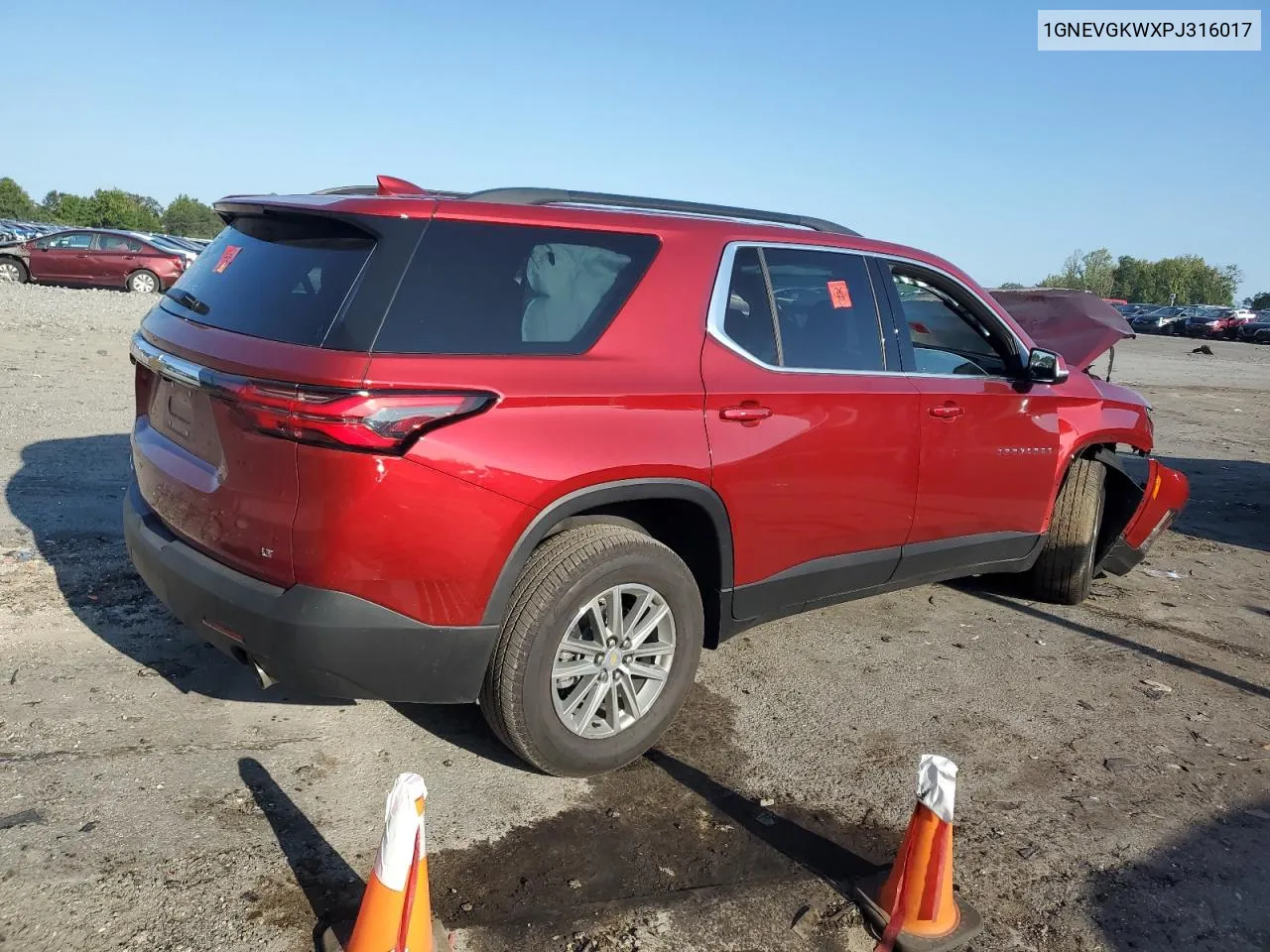 2023 Chevrolet Traverse Lt VIN: 1GNEVGKWXPJ316017 Lot: 68562704