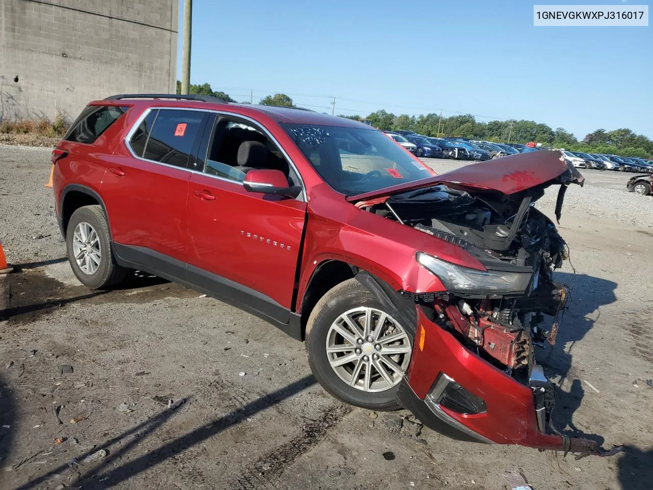 2023 Chevrolet Traverse Lt VIN: 1GNEVGKWXPJ316017 Lot: 68562704