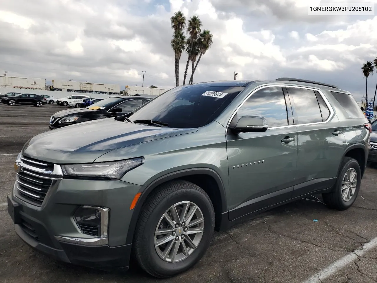 2023 Chevrolet Traverse Lt VIN: 1GNERGKW3PJ208102 Lot: 71009944