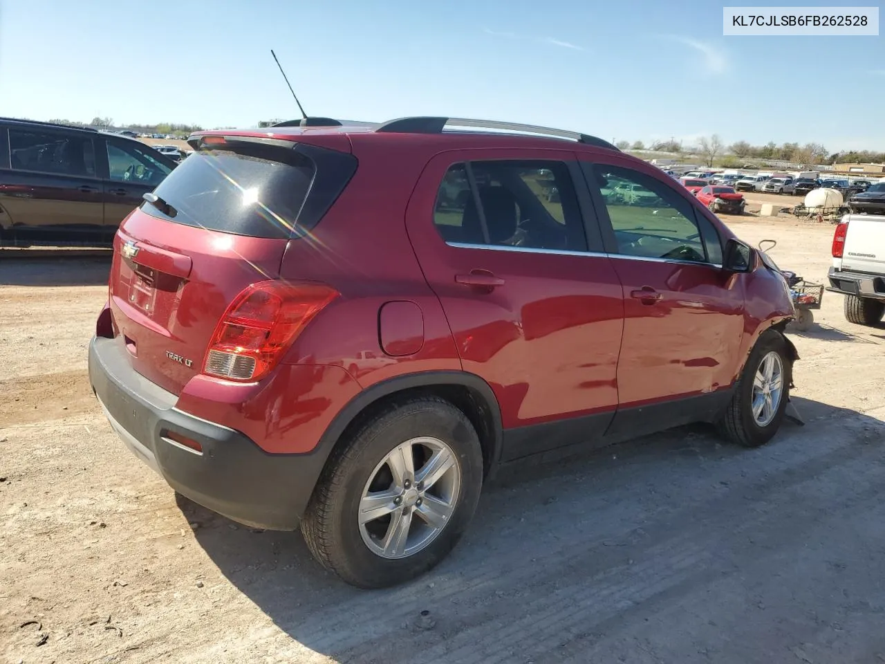 KL7CJLSB6FB262528 2015 Chevrolet Trax 1Lt