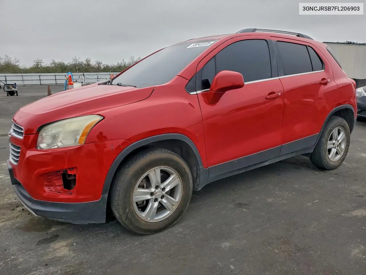 3GNCJRSB7FL206903 2015 Chevrolet Trax 1Lt