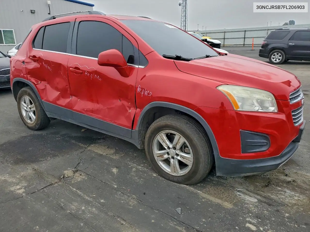 3GNCJRSB7FL206903 2015 Chevrolet Trax 1Lt