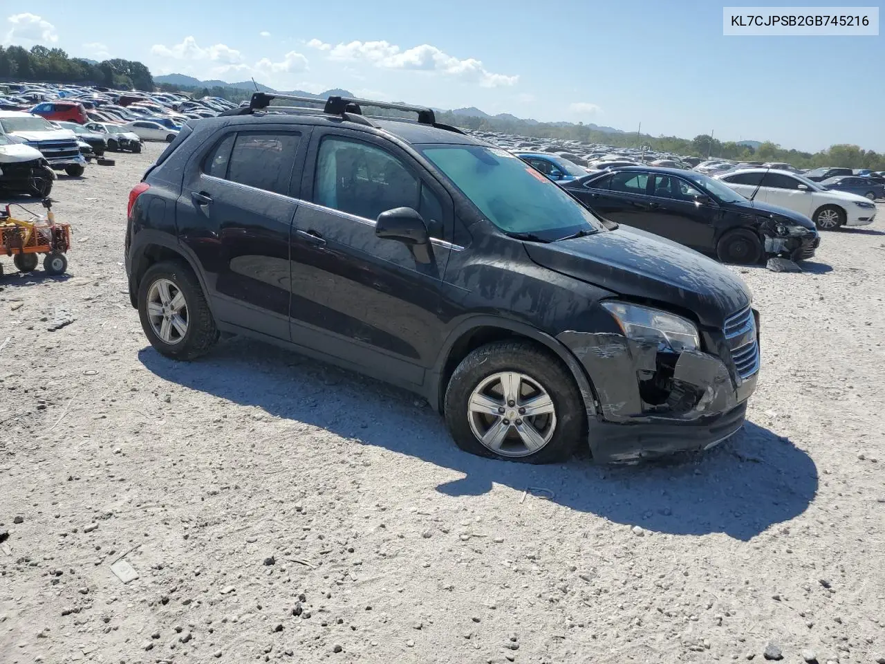 KL7CJPSB2GB745216 2016 Chevrolet Trax 1Lt