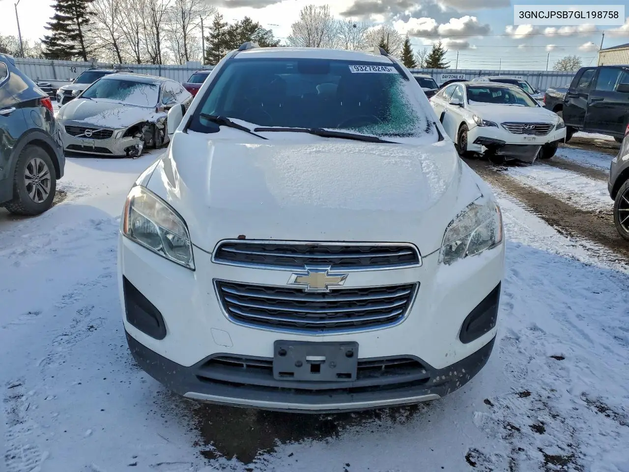 3GNCJPSB7GL198758 2016 Chevrolet Trax 1Lt