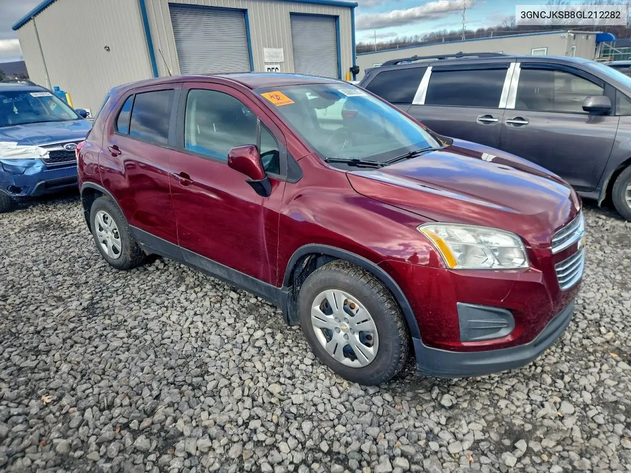 3GNCJKSB8GL212282 2016 Chevrolet Trax Ls