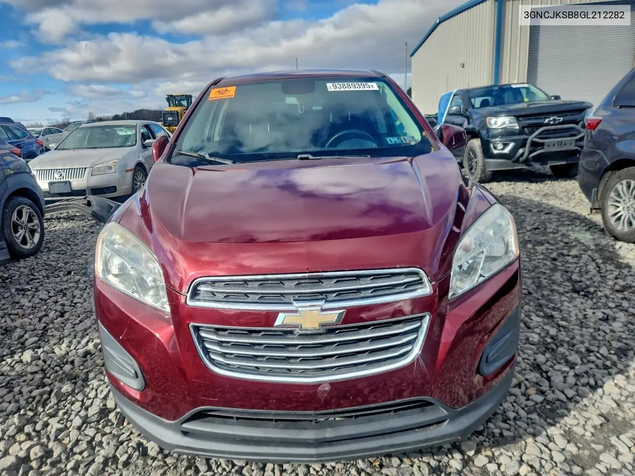 3GNCJKSB8GL212282 2016 Chevrolet Trax Ls