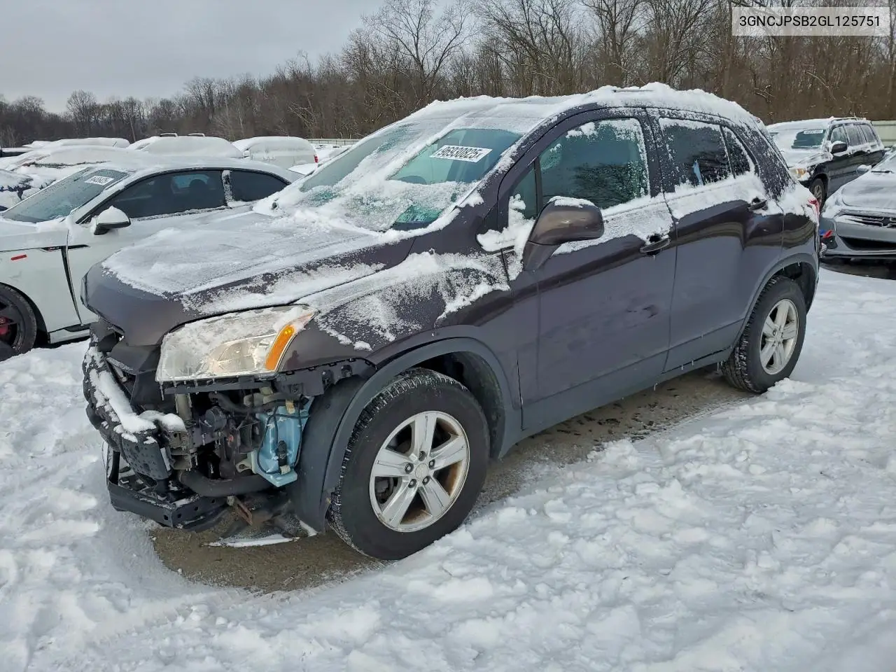 3GNCJPSB2GL125751 2016 Chevrolet Trax 1Lt