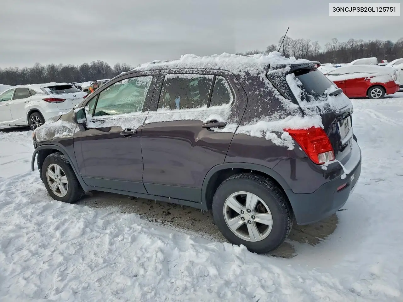 3GNCJPSB2GL125751 2016 Chevrolet Trax 1Lt