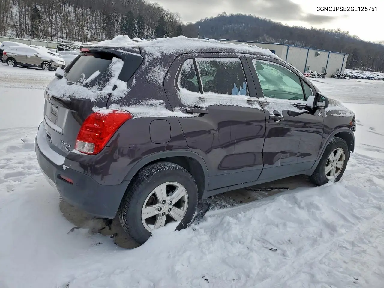 3GNCJPSB2GL125751 2016 Chevrolet Trax 1Lt