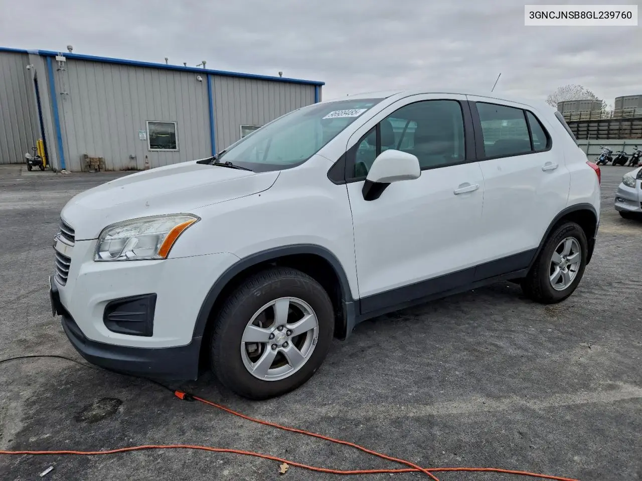 3GNCJNSB8GL239760 2016 Chevrolet Trax Ls