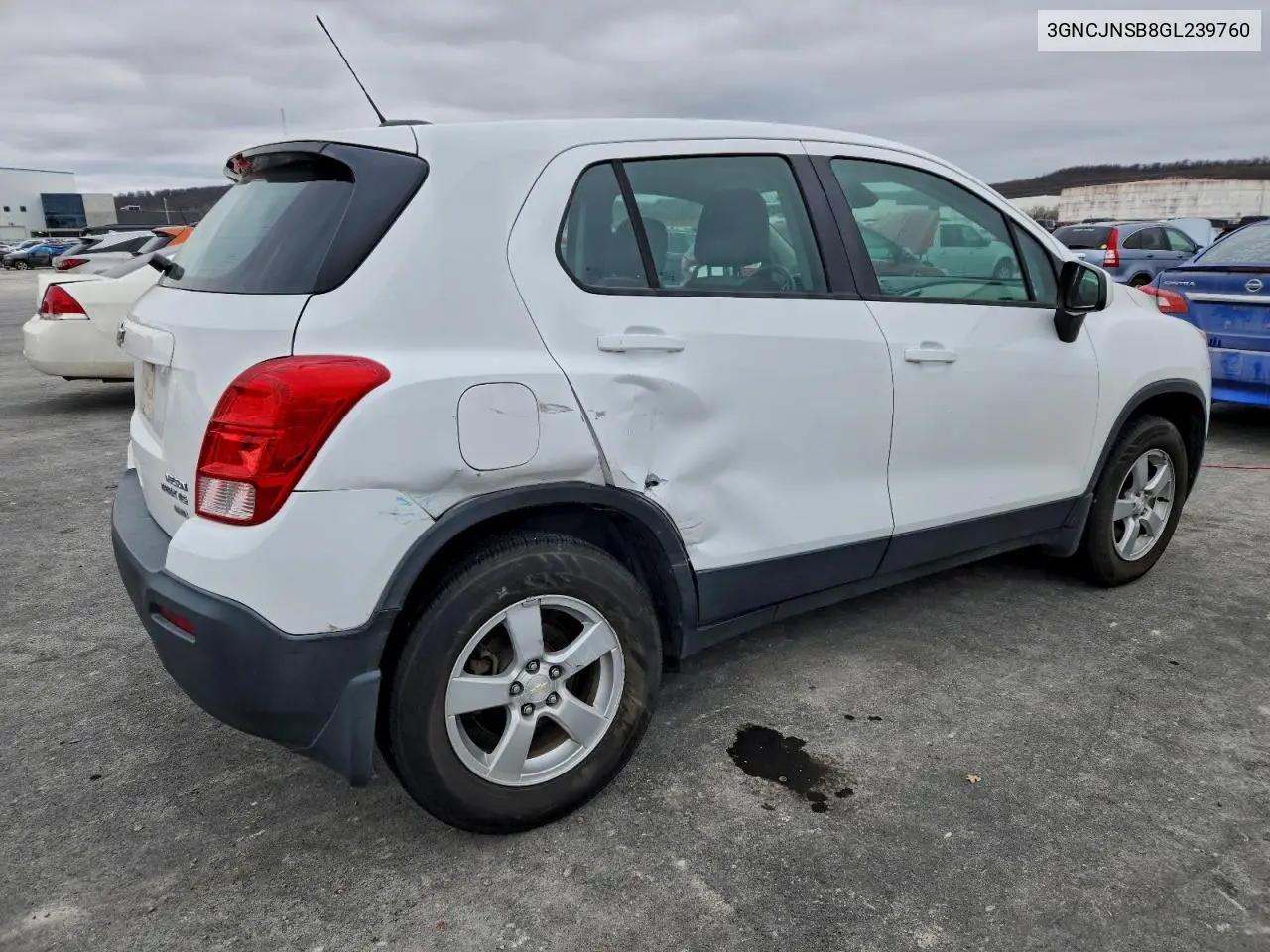 3GNCJNSB8GL239760 2016 Chevrolet Trax Ls