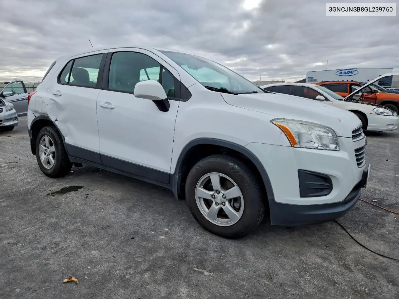 3GNCJNSB8GL239760 2016 Chevrolet Trax Ls