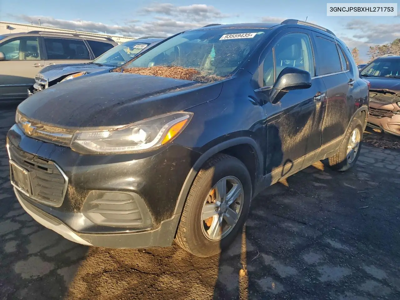 3GNCJPSBXHL271753 2017 Chevrolet Trax 1Lt