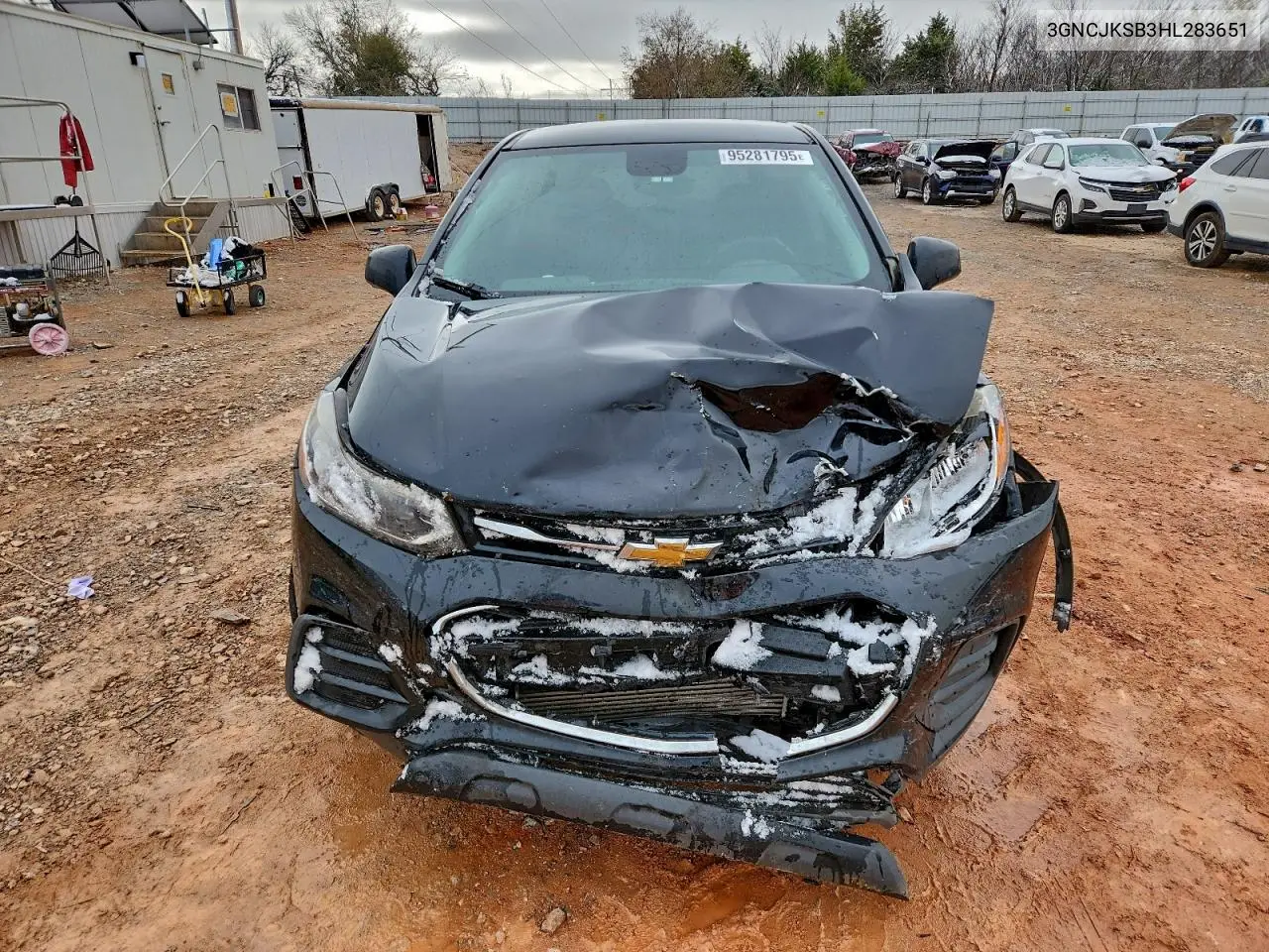 3GNCJKSB3HL283651 2017 Chevrolet Trax Ls