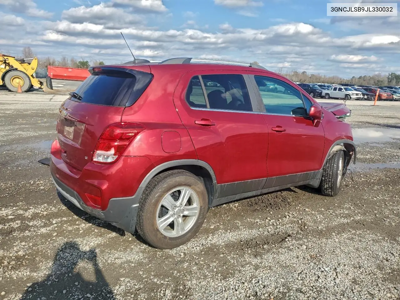 3GNCJLSB9JL330032 2018 Chevrolet Trax 1Lt
