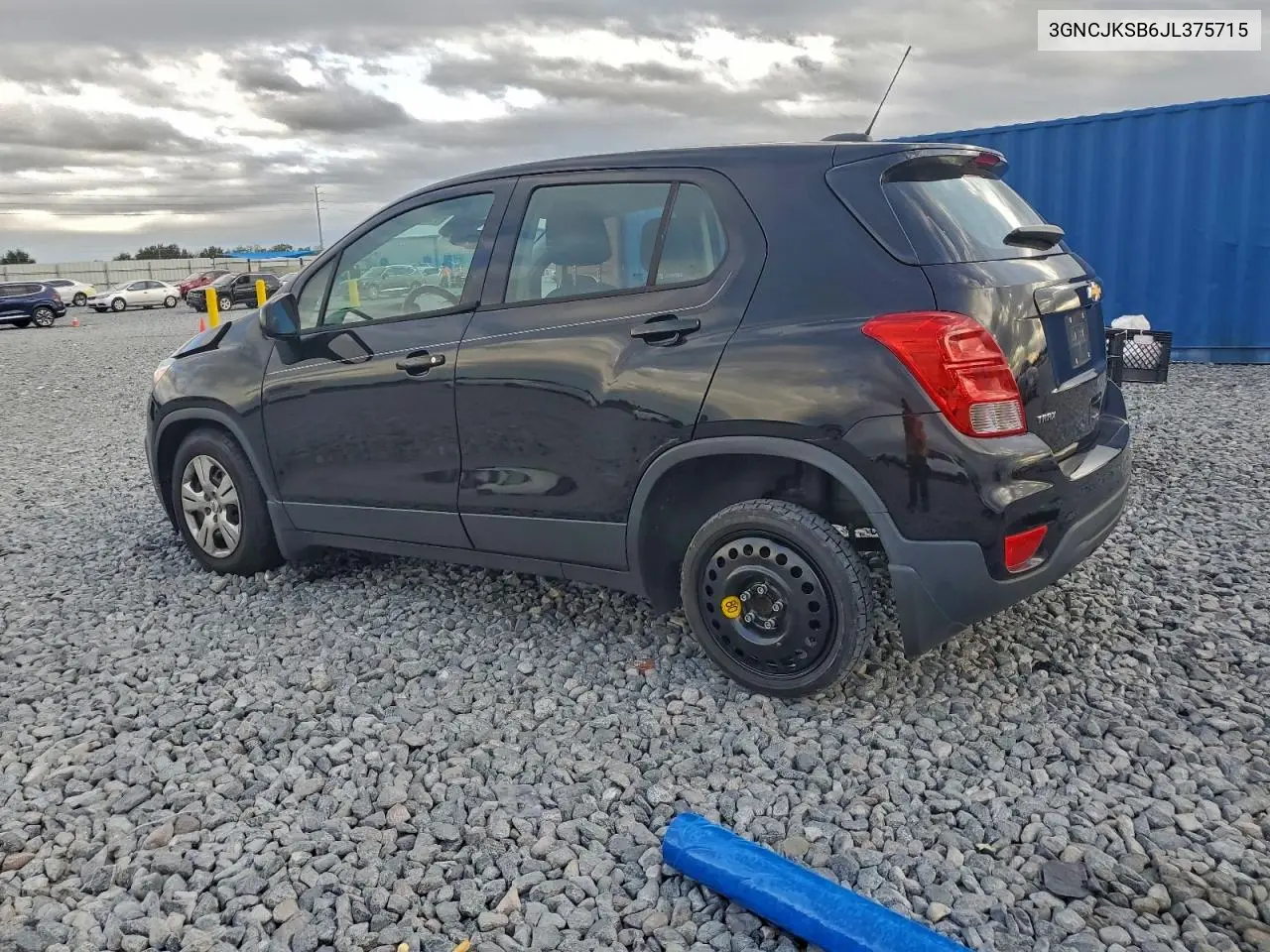 3GNCJKSB6JL375715 2018 Chevrolet Trax Ls