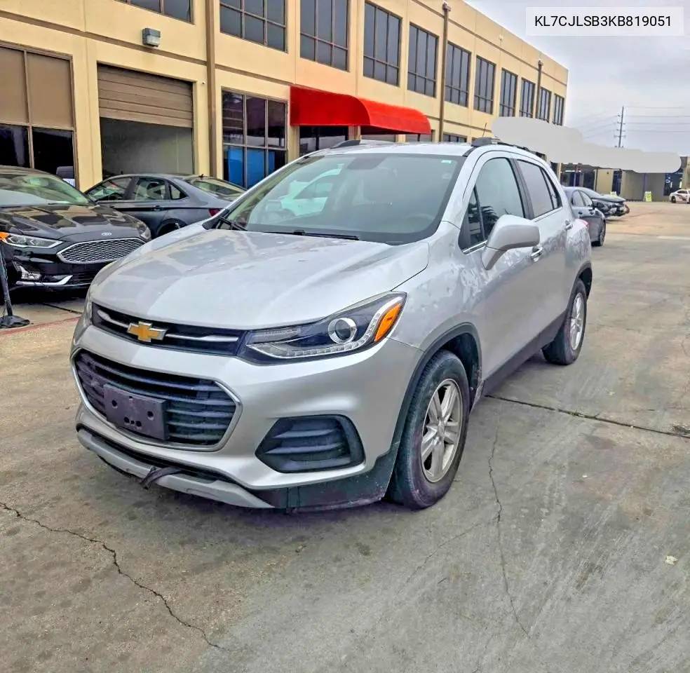 KL7CJLSB3KB819051 2019 Chevrolet Trax 1Lt