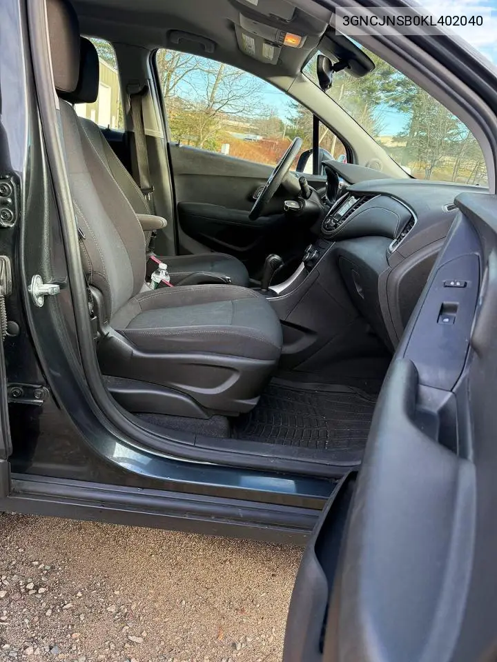 3GNCJNSB0KL402040 2019 Chevrolet Trax Ls