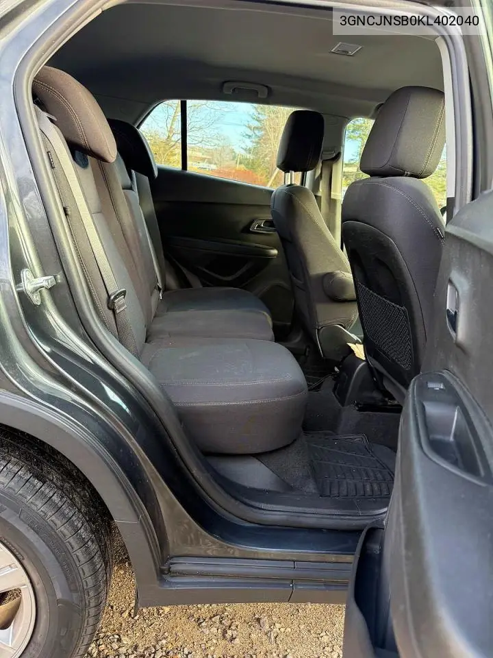 3GNCJNSB0KL402040 2019 Chevrolet Trax Ls