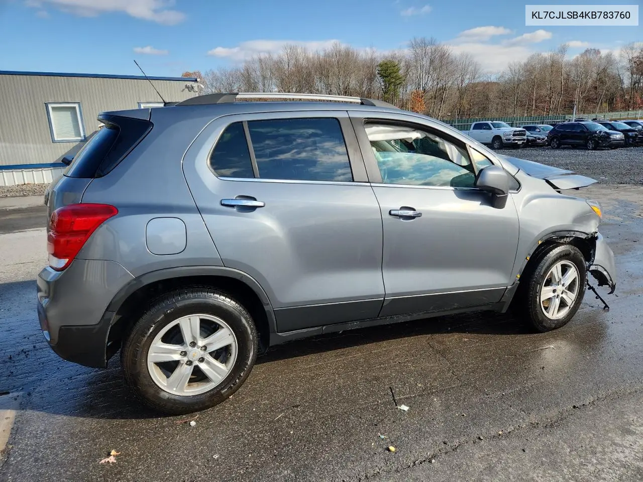 KL7CJLSB4KB783760 2019 Chevrolet Trax 1Lt