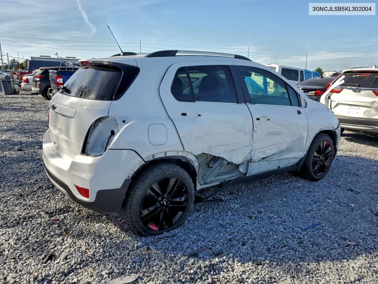 3GNCJLSB5KL302004 2019 Chevrolet Trax 1Lt