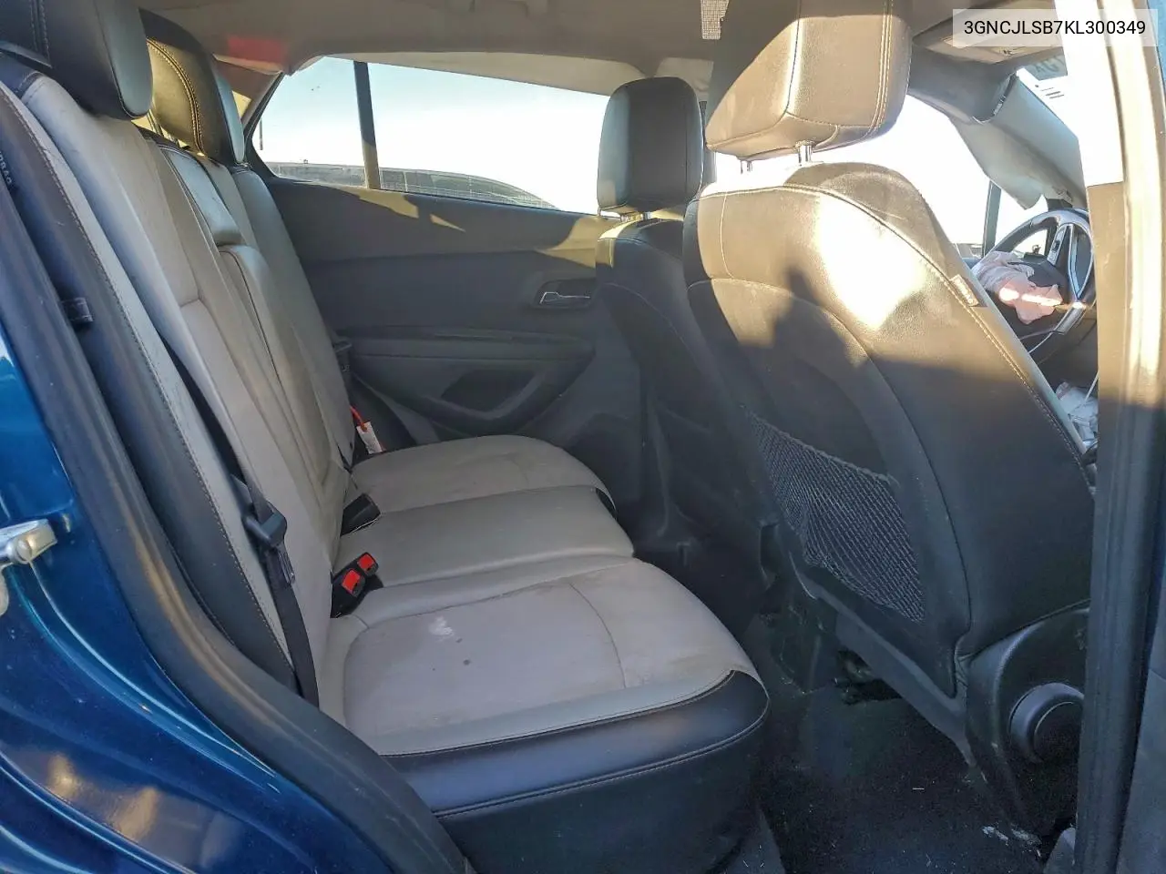 3GNCJLSB7KL300349 2019 Chevrolet Trax 1Lt