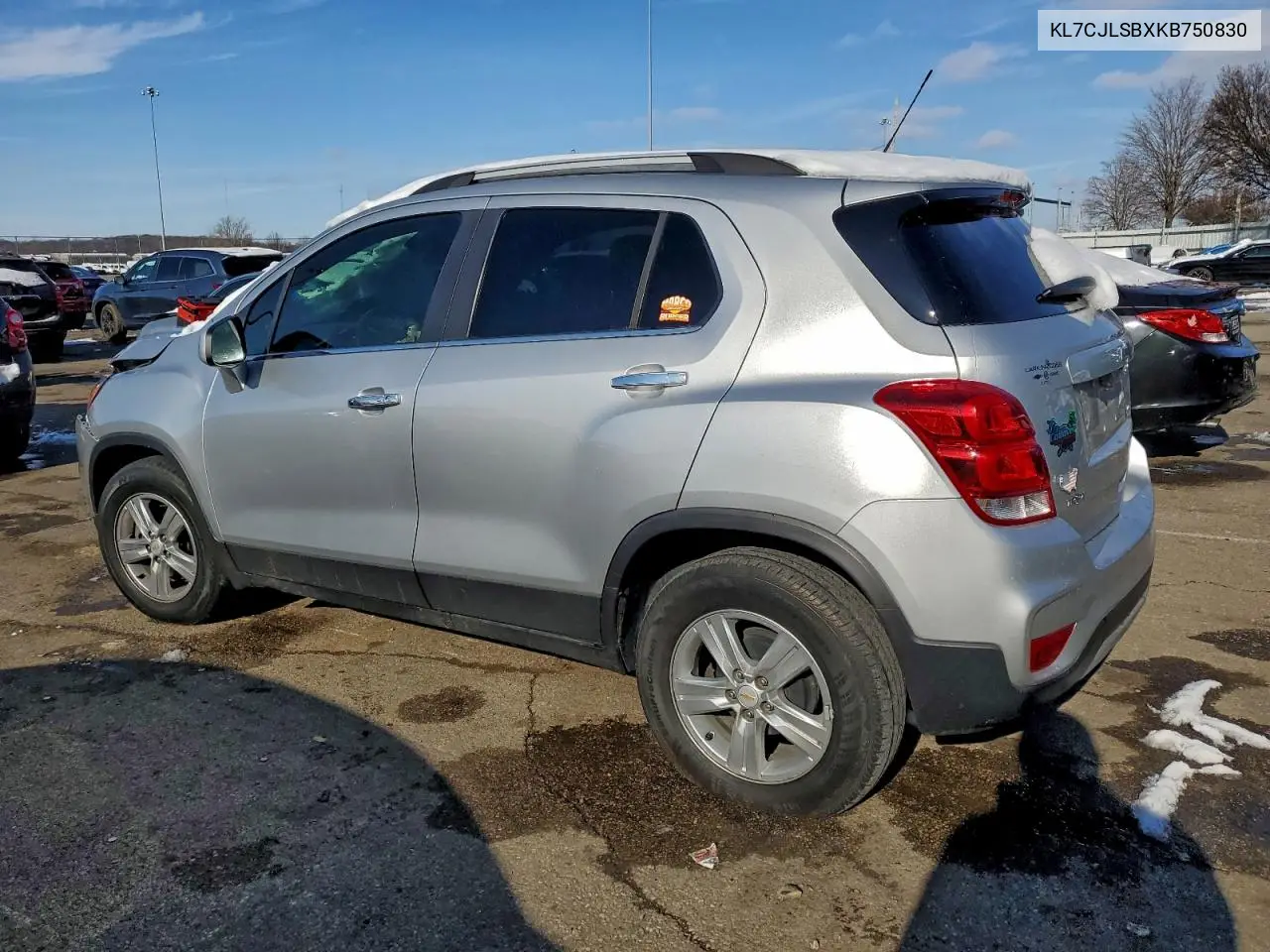 KL7CJLSBXKB750830 2019 Chevrolet Trax 1Lt