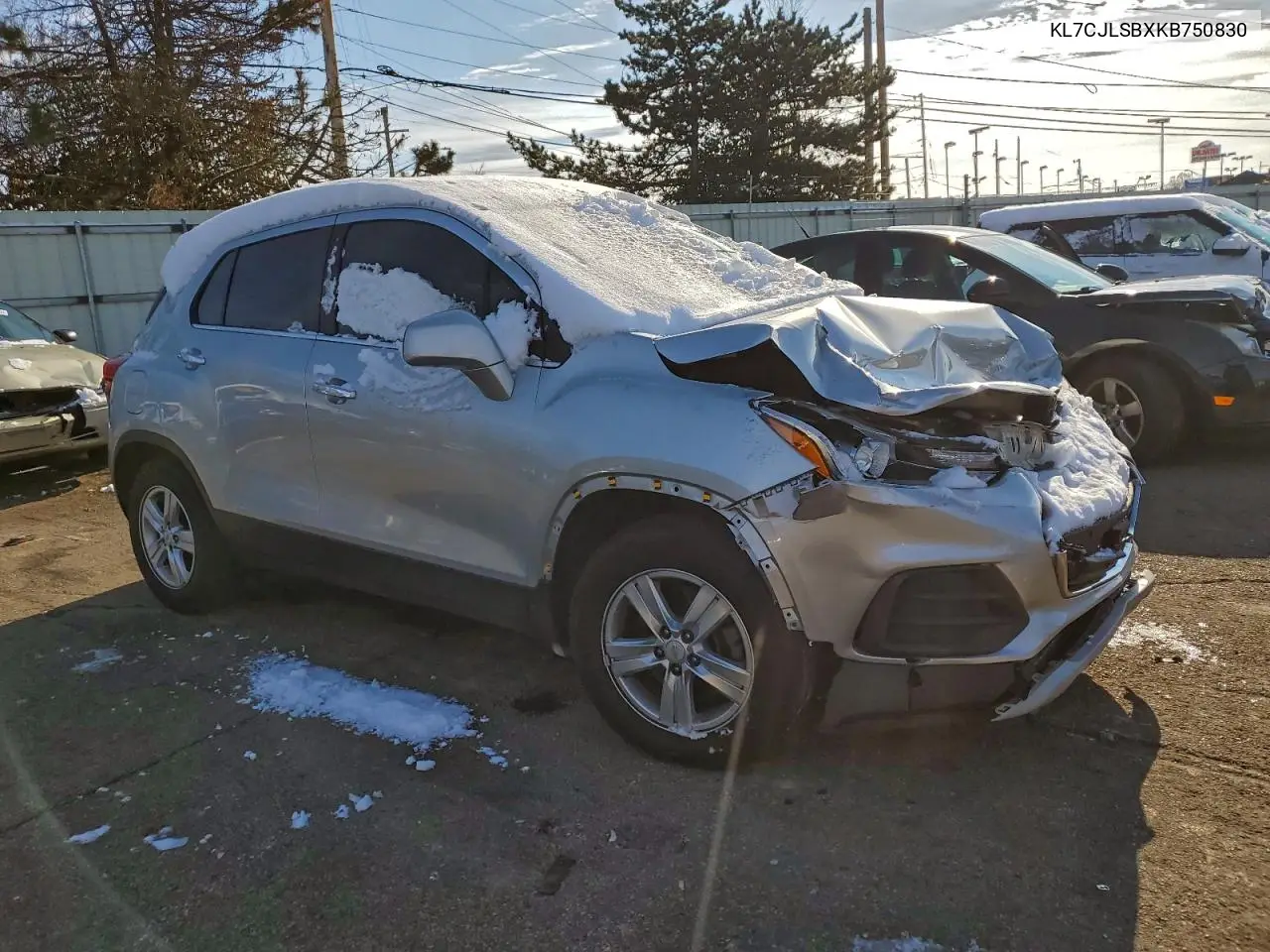 KL7CJLSBXKB750830 2019 Chevrolet Trax 1Lt