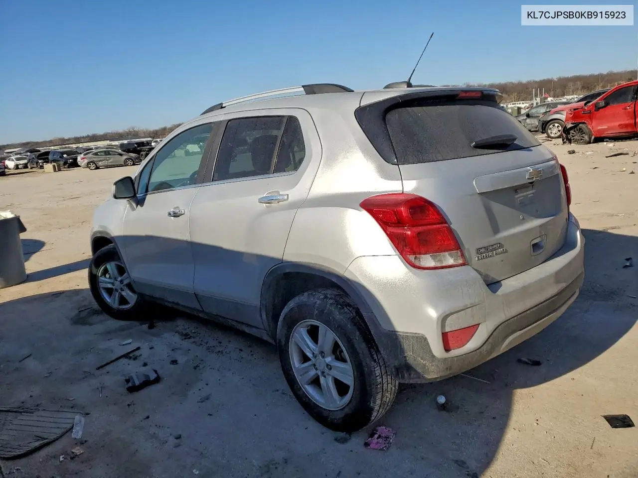 KL7CJPSB0KB915923 2019 Chevrolet Trax 1Lt