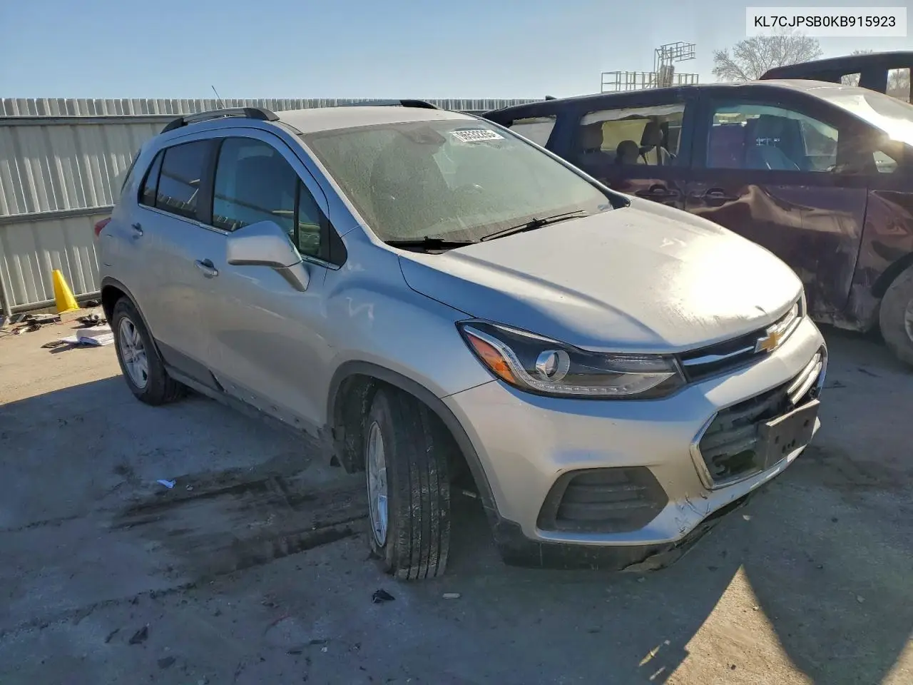 KL7CJPSB0KB915923 2019 Chevrolet Trax 1Lt