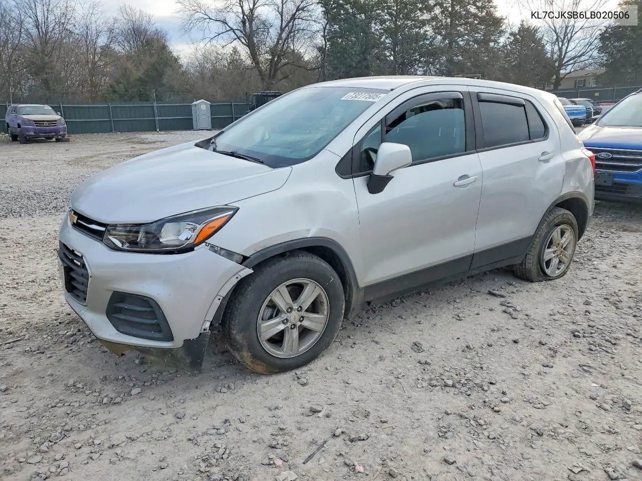 KL7CJKSB6LB020506 2020 Chevrolet Trax Ls