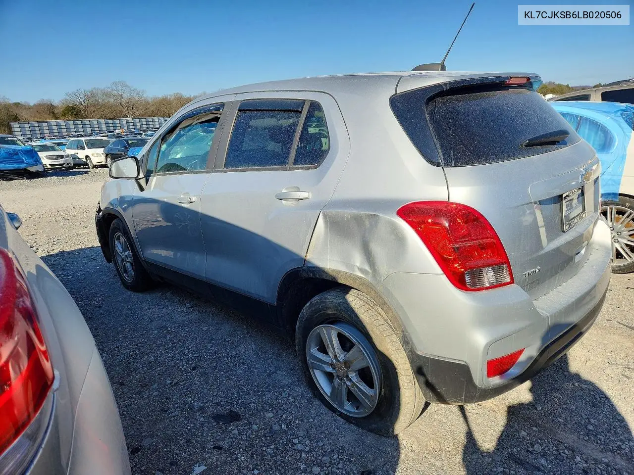 KL7CJKSB6LB020506 2020 Chevrolet Trax Ls