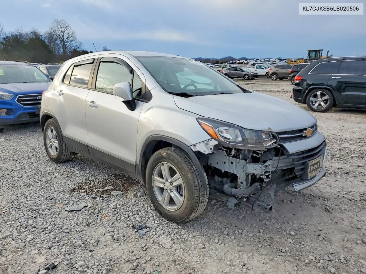 KL7CJKSB6LB020506 2020 Chevrolet Trax Ls