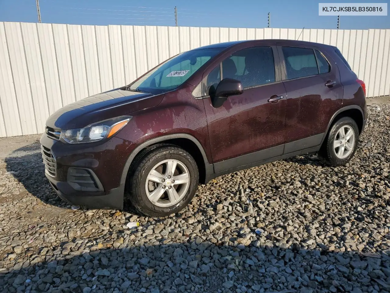 KL7CJKSB5LB350816 2020 Chevrolet Trax Ls