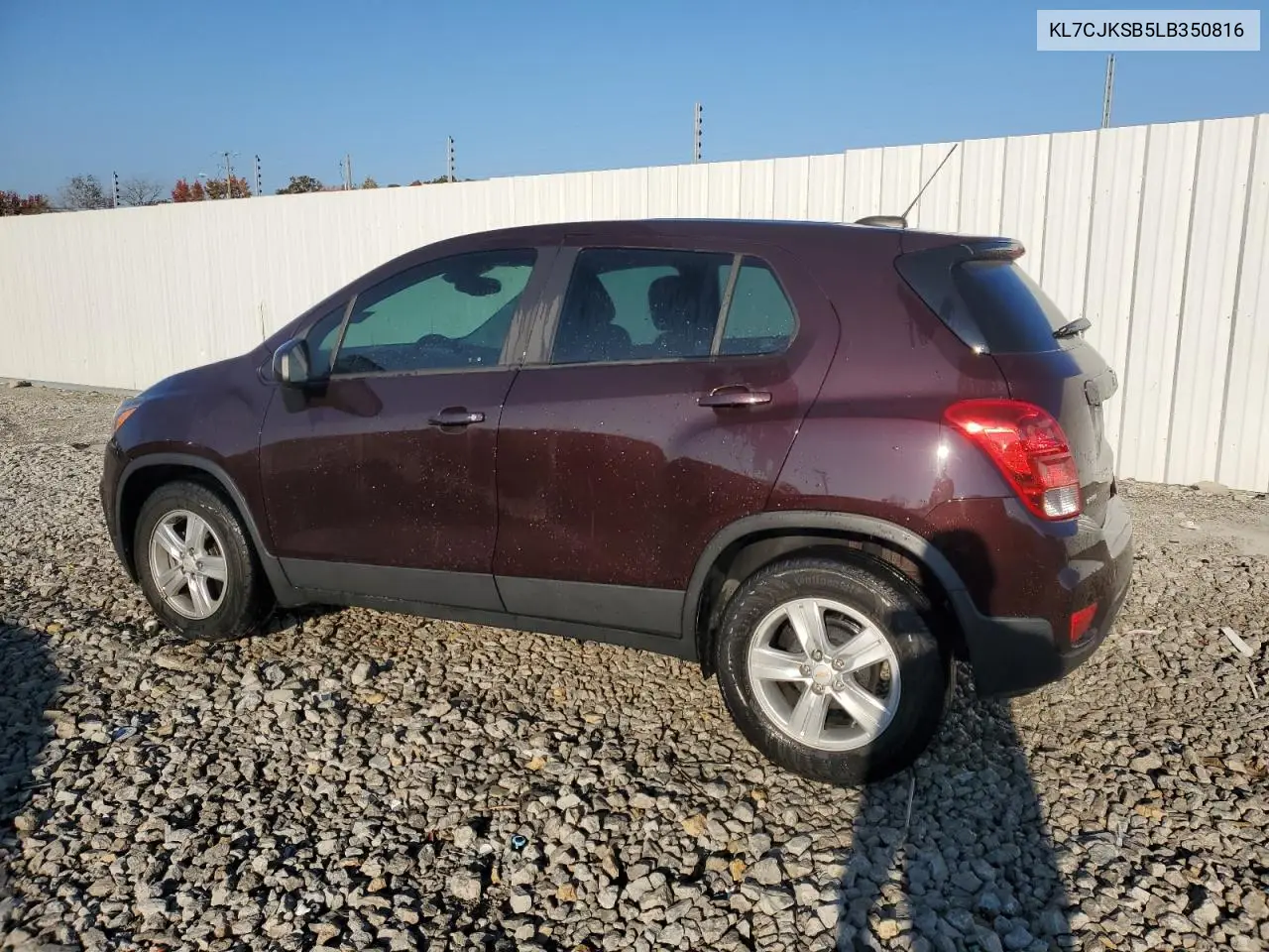 KL7CJKSB5LB350816 2020 Chevrolet Trax Ls