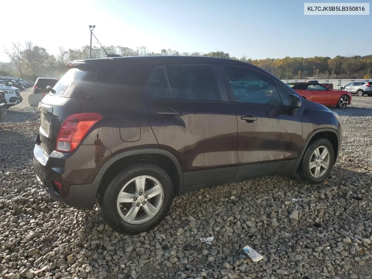 KL7CJKSB5LB350816 2020 Chevrolet Trax Ls