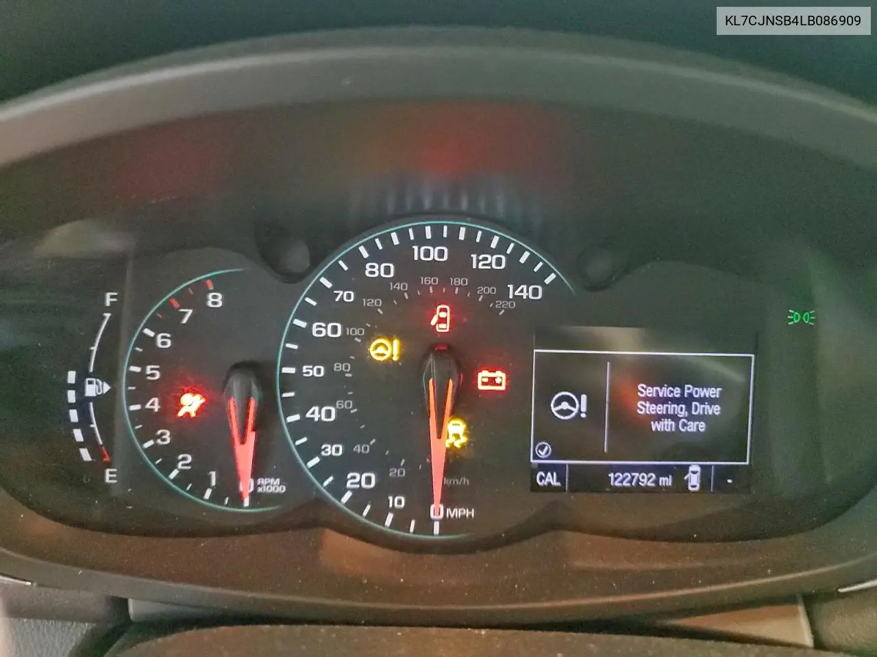 KL7CJNSB4LB086909 2020 Chevrolet Trax Ls