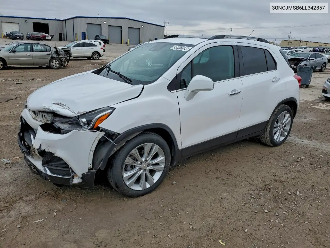 3GNCJMSB6LL342857 2020 Chevrolet Trax Premier