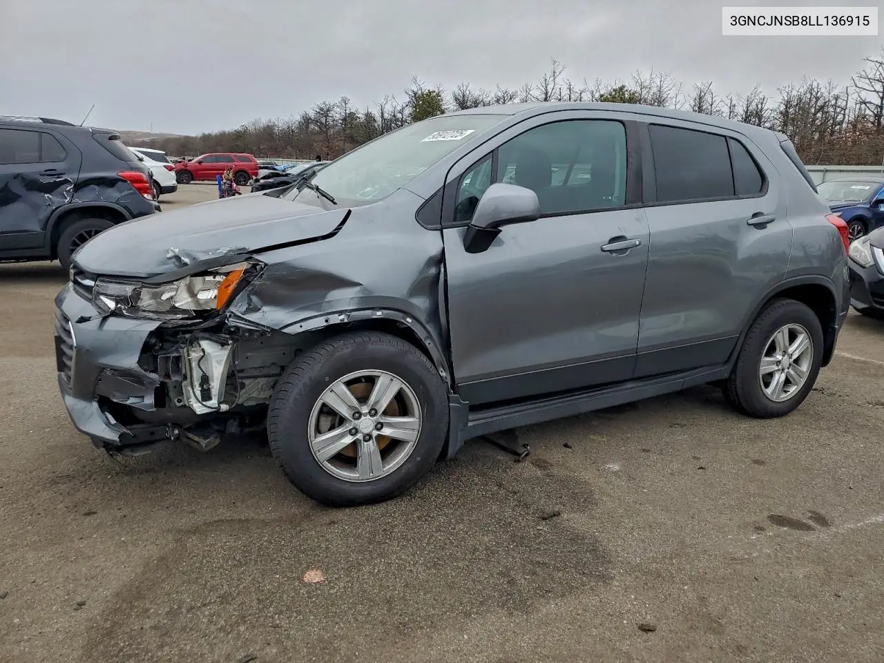 3GNCJNSB8LL136915 2020 Chevrolet Trax Ls