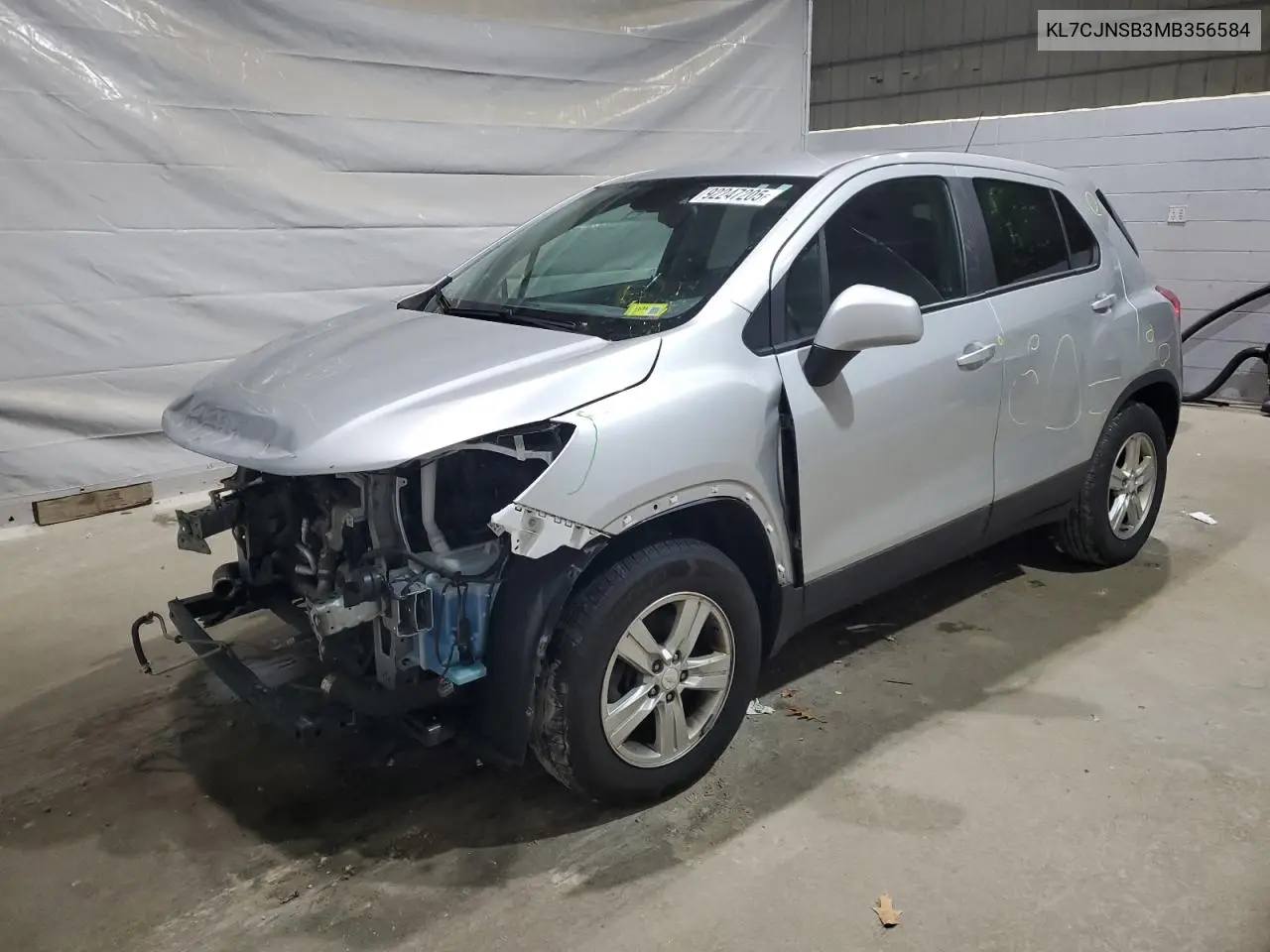 KL7CJNSB3MB356584 2021 Chevrolet Trax Ls