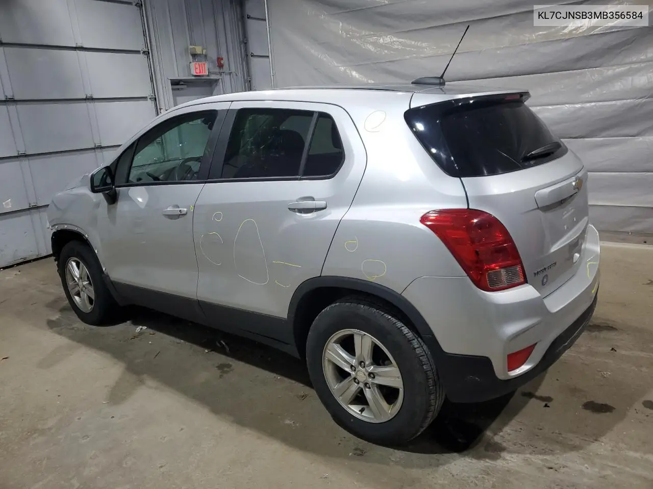 KL7CJNSB3MB356584 2021 Chevrolet Trax Ls