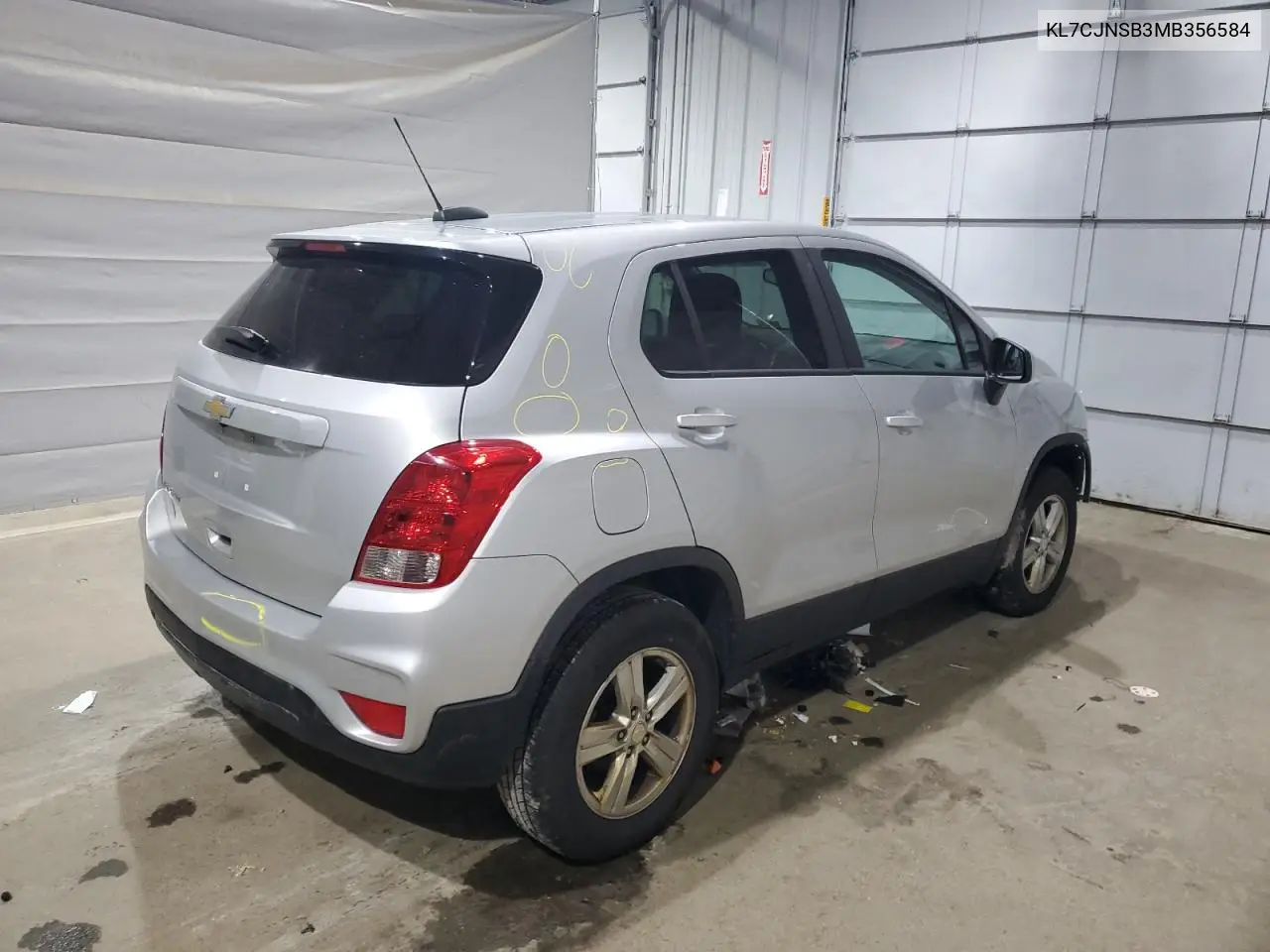 KL7CJNSB3MB356584 2021 Chevrolet Trax Ls
