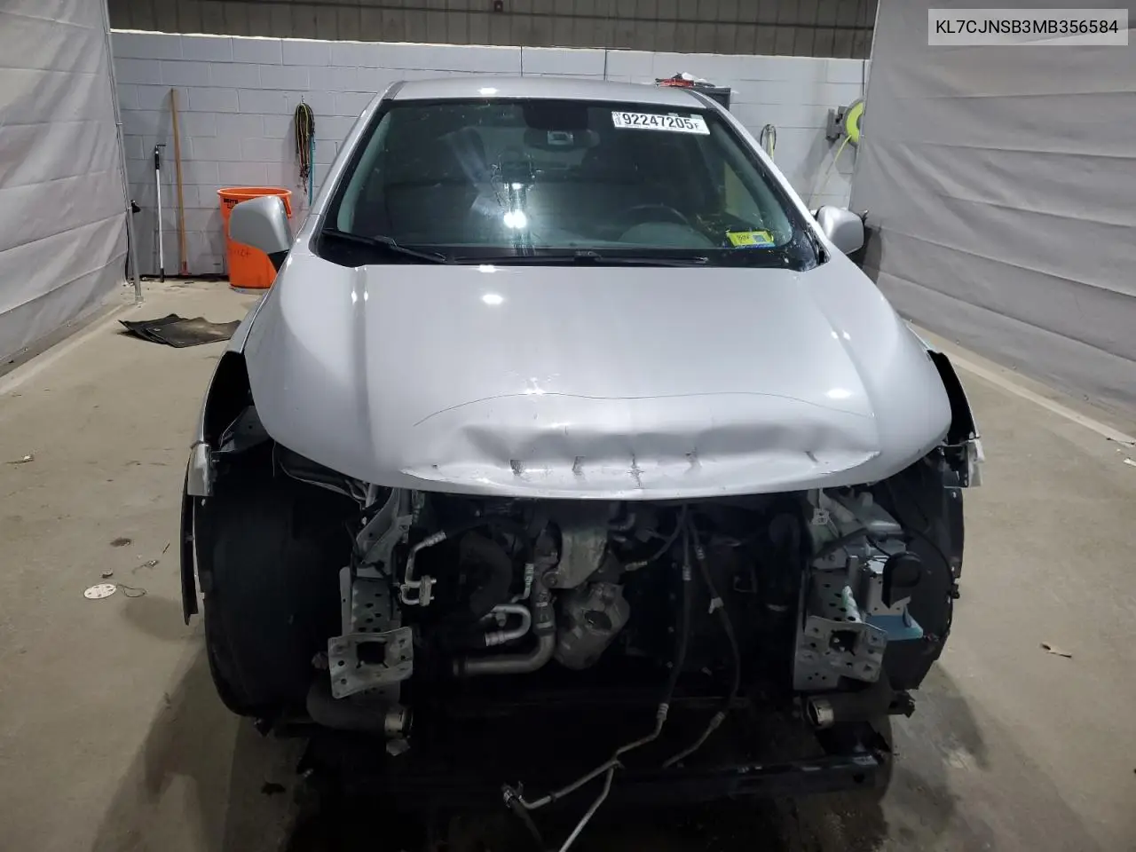 KL7CJNSB3MB356584 2021 Chevrolet Trax Ls