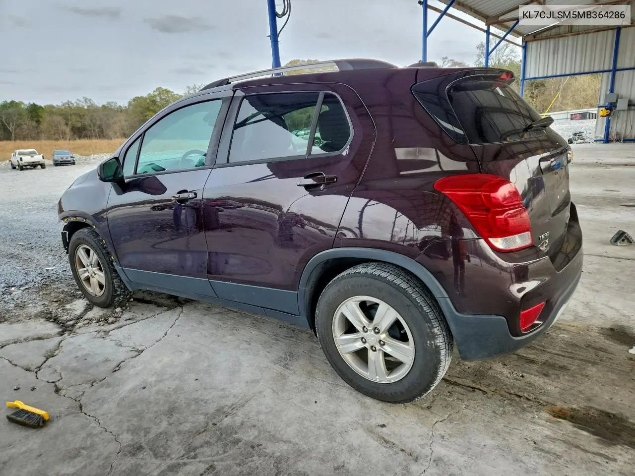 KL7CJLSM5MB364286 2021 Chevrolet Trax 1Lt